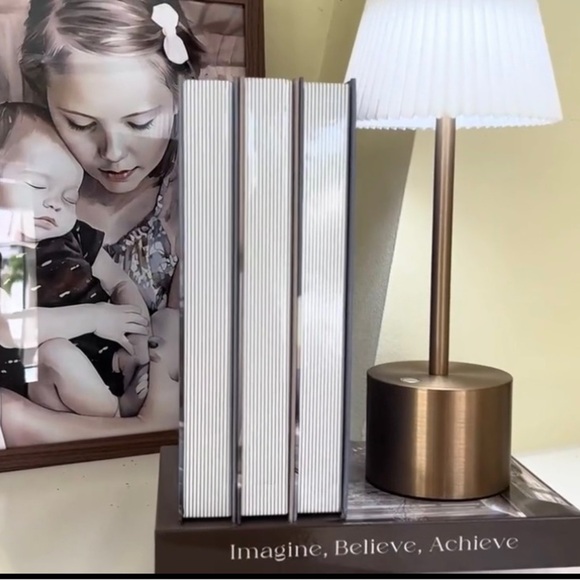 Decorative Book Stack with Inspirational Quotes - Black, Gray, White - Picture 7 of 9